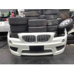 ※ポン付可※ E84 VL18 BMW XI Mスポーツ フロントバンパー フォグ付 カラーNo. A96 中古品 即決 93469 200709 YT