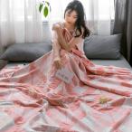 通気性タオルケット肌掛けチェック柄...