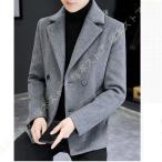 チェスターコートメンズコート無地テ...