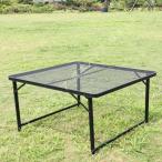 アウトドアテーブル メッシュ 車中泊 レジャーテーブル 折りたたんでコンパクト収納 小型テーブル アウトドア コンパクト 折りたたみ 超軽量 メッシュテーブル