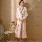 ガウン バスローブ 部屋着 もこもこ 裏起毛 あったか パジャマ レディース 春秋冬 ロング ナイトガウン 長袖 ふわふわ 肌触りより 吸湿 保温 防寒着