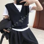  лучший женский вязаный свитер V шея передний открытие модный свитер безрукавка вязаный choki casual без рукавов внешний весна осень теплоизоляция защищающий от холода удобный 