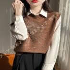  вязаный лучший женский свитер вырез лодочкой безрукавка удобный эластичность хороший теплоизоляция защищающий от холода "дышит" весна осень-зима choki casual надеты .. свободно 