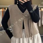  свитер женский стрейч вязаный лучший короткий v шея tops свободно casual модный безрукавка одноцветный женщина весна осень ходить на работу простой 