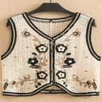  лучший женский V шея короткий гонки ... плетеный безрукавка кардиган крюк плетеный цветочный принт вязаный tops retro надеты .. вентиляция choki ходить на работу 