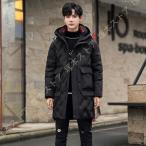 メンズコート春秋冬ロングコートダウ...