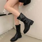 バックル付 ウエスタンブーツ ライダーブーツ バイク用ブーツ レディース ブーツ ショート 袴ブーツ 衣装 コスプレ 春ブーツ 秋ブーツ おしゃれ かっこいい