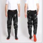 ウェーダー レインブーツ ウエスト 胴付き長靴 釣り用パンツ ウエーダーブーツ 防水 厚手 釣り フィッシング 水作業 洗車 大きいサイズ 胴付長靴 胴長靴 長靴