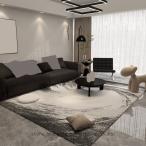 ショッピングチェアマット チェアマット ラグマット カーペット 北欧風 おしゃれ かわいい 幾何学模様 滑り止め リビングマット インテリア モダン センターラグ 床保護