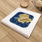 花柄 クッション 椅子座布団 低反発