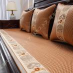 ソファーカバー ソファ ソファカバー 長方形 カウチ ソファー 籐 涼しい 2人掛け 肘付き 肘なし カーペット 座布団 防塵 洗える 冷却マット 冷感 敷きパッド