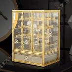 ジュエリーボックス 宝石箱 アクセサリーケース 透明 ピアス イヤリング ネックレス リング ディスプレイ オシャレ 小物 収納 ボックス ケース ジュエリーBOX