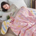 【ガーゼケット】6重織ガーゼケット ハーフサイズ 約90×100cm ハーフケット タオルケット 丸洗いOK やわらかな肌触り ブランケット 夏 キルトケット 軽量 薄手