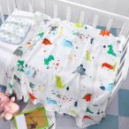 お昼寝ケット 保育園 幼稚園お昼寝用 約120×110cm お昼寝 ガーゼケット タオルケット ケット ベビーブランケット おくるみ 綿 動物 毛布 新生児 授乳ケープ