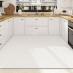 キッチンマット 拭ける 撥水 ロング 無地 北欧 おしゃれ 低反発 汚れ防止 洗濯不要 抗菌 ずれない 床保護 台所マット お手入れ簡単 PVC台所低反発マット