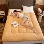 可愛い 敷きパッド クイーン 秋冬用 あったか ベッドパッド キング 敷き布団 シングル マイクロファイバー フランネル 暖か敷きパッド ベッドパッド 柔らかい