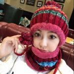  вязаная шапка женский Beanie pompon имеется шляпа вязаная шапка осень-зима вязаный шляпа теплый мягкий зимний костюм работа велосипед спорт уличный ходить на работу 