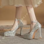 プラットフォームパンプス12センチ...