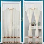 ショッピングのれん のれん 北欧 暖簾 二重カーテン レース 間仕切りカーテン ローズ 刺繍 姫系 洋風 洋室 ロング丈 間仕切りカーテン 仕切り 目隠し 一人暮らし プレゼント