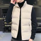 秋冬軽量登山ダウンベストメンズビジ...