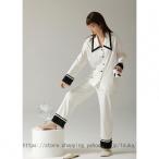 肌触り柔らかパジャマ ルームウェア ホームパジャマ レディース 上下セットシンプル かわいい パジャマ おしゃれ ナイトウェア 寝間着 春 夏 秋 冬 パジャマ