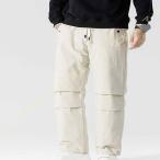 ダウンパンツ メンズ ロング丈 ボトムス ジョガーパンツ あったか 暖かい 防寒 シンプル ロングパンツ カーゴパンツ スリムストレート カジュアル お出かけ