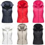 インナーダウンベスト フード付き ダウンベスト 秋冬 レディース あったか インナーコート 暖かい 軽量 アウター ダウン インナー 軽い 防寒 ホワイト カーキ