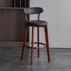 天然木製 カウンターチェア ハイバ�