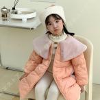 中綿 コート キッズ アウター ベンチコート ジュニア ジャケット 女の子中綿コート 子どもコート ガールズ フードなし ジャケット ロング丈 子供ジャケット