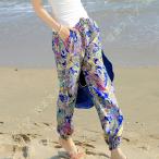 ワイドパンツ春夏レディースガウチョ...