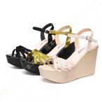 サンダル レディース 歩きやすい ウェッジソール アンクルストラップ 厚底 11cm ヒール オープントゥ ファッションサンダル レディース 厚底 靴