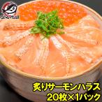 炙りトロサーモンハラス　寿司ネタ用炙りトロサーモンスライス・160g・20枚入り