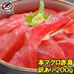 (訳あり わけあり ワケあり)本まぐろ 赤身 200g (まぐろ 本マグロ 鮪 刺身)