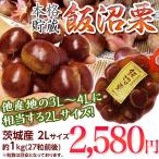 Yahoo! Yahoo!ショッピング(ヤフー ショッピング)栗 くり クリ 茨城県産 飯沼栗 2Lサイズ 約1kg （目安 27粒前後） ※冷蔵