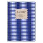  большой go- домашняя бухгалтерская книга серебристый жевательная резинка проверка в клетку B5 голубой J1238