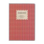  большой go- домашняя бухгалтерская книга серебристый жевательная резинка проверка в клетку A5 красный J1235