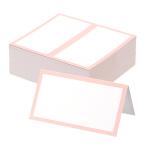 PATIKIL 50 шт стол именная табличка 3.5 x 2" blank имя p гонки карта свадьба resepshombi.fe для свет розовый 