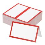 PATIKIL 50 листов стол сиденье карта 3.5 x 2" blank имя карта свадьба resepshombi.fe для красный 