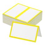 PATIKIL 100 шт стол именная табличка 3.5 x 2" blank имя p гонки карта свадьба resepshombi.fe для желтый 