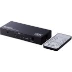  Elecom DH-SW4KP41BK HDMI переключатель 4K60Hz(18Gbps) HDCP2.2 соответствует 4 порт metal блок с дистанционным пультом черный 