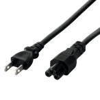 バッファロー BSACC0820BKA 電源ケーブル　DELL／HP用　3ピンソケット（メス）⇔2ピンプラグ（オス） 2.0m ブラック