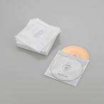エレコム CCD-NIWB60WH CD/DVD/Blu-ray対応不織布ケース 両面収納 タイトルカード付 30枚入 60枚収納 ホワイト