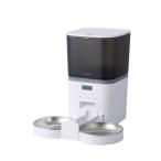 エレコム PET-AF02WH ペット用自動給餌器 2匹用、ホワイト