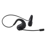 エレコム LBT-HSOE01BK ワイヤレスヘッドセット Bluetooth オープンイヤー ネックバンド ENCノイズキャンセリング 着脱マイク テレワーク ブラック