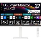 LG Smart Monitor 27U730SA-W 27インチ 4K WebOS搭載 IPSパネル