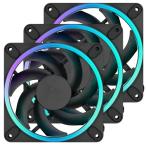 Momentum 12 RGB 3-pack Black FD-F-MR1-1203
