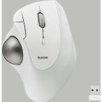 ショッピングIT M-IT11DRWH 2.4GHz無線トラックボール ”IST”5ボタン ベアリングモデル ホワイト