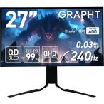 Gaming Monitor - GR2724OEL-BK 27インチ WQHD(2560×1440) QD-OLED ゲーミングモニター 240Hz 0.03ms