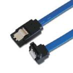  защелка есть серийный ATA кабель одна сторона L type коннектор SAT-3105LBL 50cm