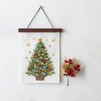 クロスステッチ 暮らしが華やぐ季節のたのしみ12月 ツリーの飾りつけ 刺繍キット 刺しゅうキット キット 母の日 プレゼント